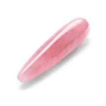 Двусторонний стимулятор из розового кварца Le Wand Crystal Wand 17.8 см, розовый