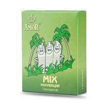 Презервативы Amor Яркая Линия Mix, 3 шт