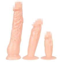 Набор анальных фаллоимитаторов Orion Dildo Small на присосках, телесный. Нет в наличии Набор анальных фаллоимитаторов Orion Dildo Small на присосках, телесный