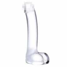 Фаллоимитатор Glas Curved G-Spot 18 см, бесцветный. Нет в наличии Фаллоимитатор Glas Curved G-Spot 18 см, бесцветный