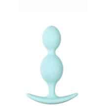 Анальная пробка ToDo by Toyfa Roll, бирюзовая