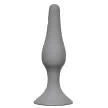 Анальная пробка Lola Games Back Door Slim Anal Plug XL, серая Анальная пробка Lola Games Back Door Slim Anal Plug XL, серая