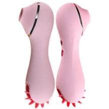 Вакуумный стимулятор клитора с нагревом Otouch Pet, розовый