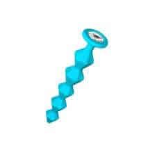 Анальная цепочка с кристаллом Lola Games Emotions Chummy, бирюзовая с бесцветным кристаллом Анальная цепочка с кристаллом Lola Games Emotions Chummy, бирюзовая с бесцветным кристаллом