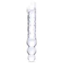 Двусторонний стимулятор Glas 30.5 см, бесцветный