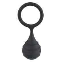 Эрекционное кольцо Orion Cock Ring+Weight с утяжелителем, черный