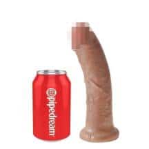 Фаллоимитатор на присоске PipeDream King Cock 20.3 см, светло-коричневый Фаллоимитатор на присоске PipeDream King Cock 20.3 см, светло-коричневый