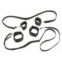 Набор для фиксации на кровать Lola Games Bondage Collection, черный