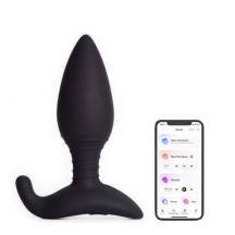 Анальная вибропробка Lovense Hush S, черный. Нет в наличии Анальная вибропробка Lovense Hush S, черный