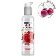 Гель 4 в 1 Swiss Navy Playful Flavors Вишня на водной основе, 118 мл