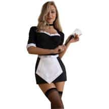 Костюм Le Frivole Premium Элегантная горничная XL/XXL, черный