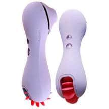 Вакуумный стимулятор клитора с нагревом Otouch Pet, фиолетовый