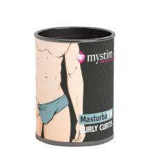 Мастурбатор Mystim MasturbaTIN Curly Curtis Waves, рельеф водоворот