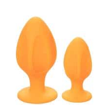 Набор анальных пробок CalExotics Cheeky, желтый
