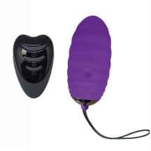 Виброяйцо Adrien Lastic Ocean Breeze 2.0 с пультом ДУ, фиолетовое