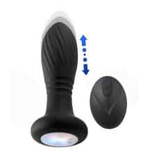 Вибропробка с подсветкой и пультом ДУ Secwell SW3023, чёрная