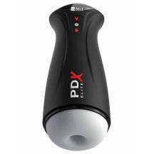 Мастурбатор в колбе с вибрацией PipeDream PDX Elite Fap-Gasm, белый, черный