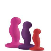Набор анальных вибростимуляторов Nexus G Play+ Trio, разноцветный