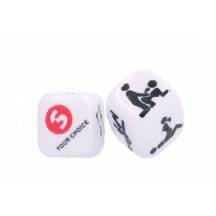 Кубики для эротической игры Shots Take the Gamble, белые. Нет в наличии Кубики для эротической игры Shots Take the Gamble, белые