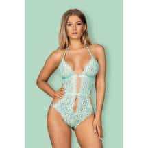 Боди Obsessive Delicanta teddy, Бирюзовый, L/XL. Нет в наличии Боди Obsessive Delicanta teddy, Бирюзовый, L/XL