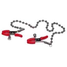 Зажимы на Соски Bad Kitty Nipple Chain с металлической цепочкой 