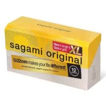 Полиуретановые презервативы Sagami Original 0.02, XL, 12 шт
