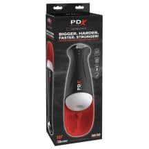 Вибромастурбатор PipeDream Fuck-O-Matic Pro XL, черный с красным
