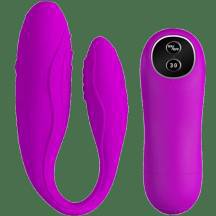 Вибромассажер Pretty Love Vibe Indulgence с ДУ, фуксия