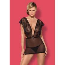 Cорочка и трусики Obsessive Merossa, L\XL