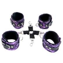 Фиксатор запястий к лодыжкам Toyfa Marcus, пурпурный