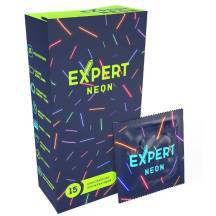 Презервативы светящиеся в темноте Expert Neon, 15 шт Презервативы светящиеся в темноте Expert Neon, 15 шт