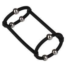 Двойное эрекционное кольцо с бусинами CalExotics Rings! Enhancer Cage, черное. Нет в наличии Двойное эрекционное кольцо с бусинами CalExotics Rings! Enhancer Cage, черное