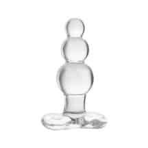 Анальная ёлочка Sexus Glass стеклянная, бесцветная Анальная ёлочка Sexus Glass стеклянная, бесцветная