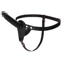 Страпон с вагинальной стимуляцией Toyfa Black&Red, чёрный Страпон с вагинальной стимуляцией Toyfa Black&Red, чёрный