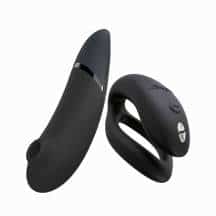 Набор Lust & Luxury: Womanizer Next and We-Vibe Sync O, чёрный. Нет в наличии Набор Lust & Luxury: Womanizer Next and We-Vibe Sync O, чёрный