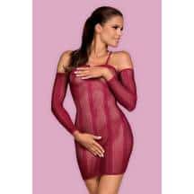 Сорочка Obsessive Dressie dress, Красный, S/M/L. Нет в наличии Сорочка Obsessive Dressie dress, Красный, S/M/L