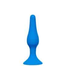 Анальная пробка Lola Games Back Door Slim Anal Plug S, синяя Анальная пробка Lola Games Back Door Slim Anal Plug S, синяя