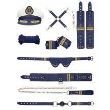 Набор БДСМ Shots Media Ouch! Sailor Bondage Kit 8 предметов, синий. Нет в наличии Набор БДСМ Shots Media Ouch! Sailor Bondage Kit 8 предметов, синий