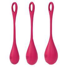 Набор вагинальных шариков Satisfyer Yoni Power 1, красный Набор вагинальных шариков Satisfyer Yoni Power 1, красный
