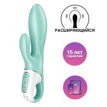 Вибратор-кролик с расширением Satisfyer Air Pump Bunny 5+, мятный . Нет в наличии Вибратор-кролик с расширением Satisfyer Air Pump Bunny 5+, мятный