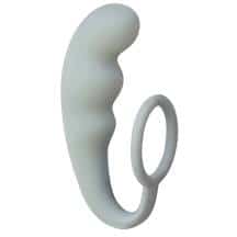 Анальный стимулятор с эрекционным кольцом Lola Games Back Door, серый