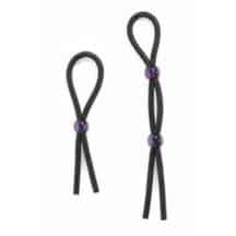 Набор эрекционные лассо Doc Johnson Silicone Cock Ties Black, черный