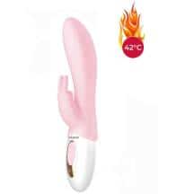 Вибратор-кролик с ротацией и нагревом Erocome Hydra, нежно-розовый. Нет в наличии Вибратор-кролик с ротацией и нагревом Erocome Hydra, нежно-розовый