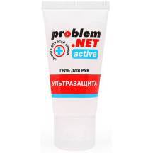 Обеззараживающий гель для рук Биоритм Problem.NET Active с высоким содержанием спирта, 30 мл