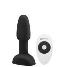 Анальная римминг-пробка b-Vibe Rimming Petite с пультом ДУ, черная. Нет в наличии Анальная римминг-пробка b-Vibe Rimming Petite с пультом ДУ, черная