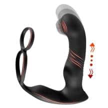 Фрикционный вибромассажер с осцилляцией Secwell Ares с пультом ДУ, черный. Нет в наличии Фрикционный вибромассажер с осцилляцией Secwell Ares с пультом ДУ, черный