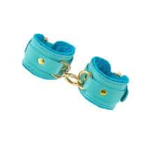 Наручники Pecado BDSM Мини двуслойные, голубые