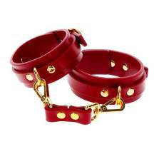 Наножники Taboom Luxury Bondage Essentials Ankle, красные