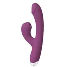 Вибратор-кролик с вакуумным стимулятором Secwell SW3015, фиолетовый