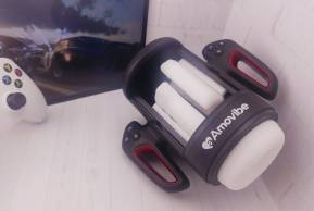 Вибромастурбатор с функцией трения и нагревом Amovibe Game King